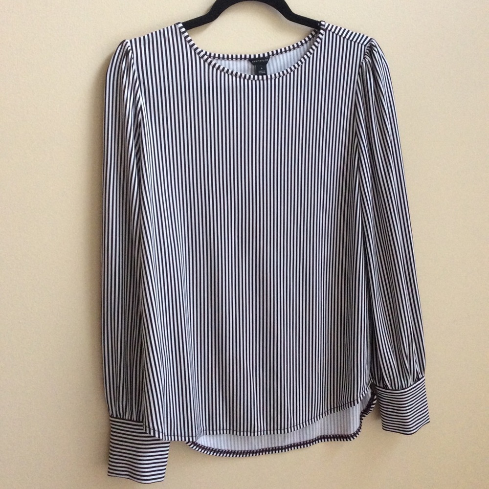Brown Striped Top
